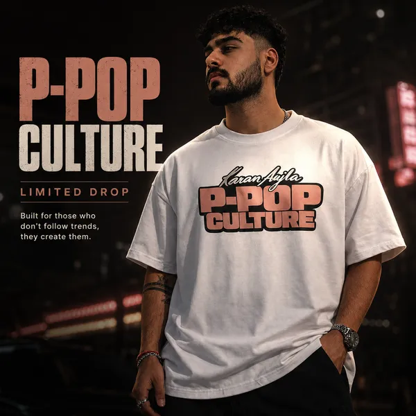 P-POP_Culture_Karun_Aujla_Oversized_T-Shirt__(Unisex)