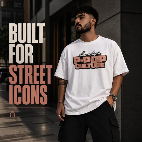 P-POP_Culture_Karun_Aujla_Oversized_T-Shirt__(Unisex)