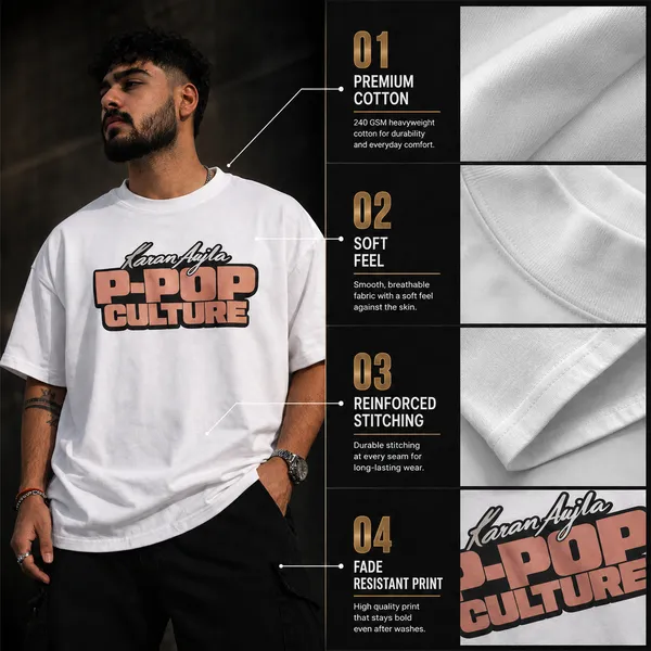 P-POP_Culture_Karun_Aujla_Oversized_T-Shirt__(Unisex)