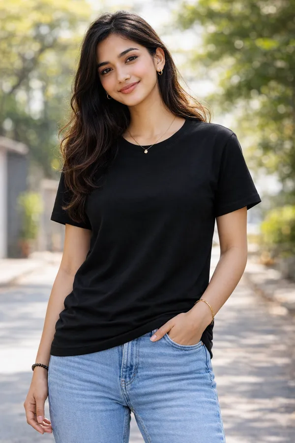 Black_Regular_Fit_Essential_T-Shirt_For_Men_&_Women