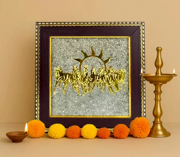 Surya_Dev_Seven_Horses_On_Pyrite_Frame_For_Wealth_&_Motivation