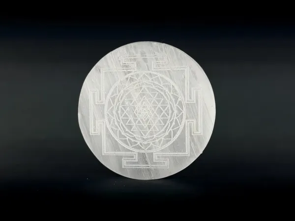 Selenite_Shree_Yantra_Disc