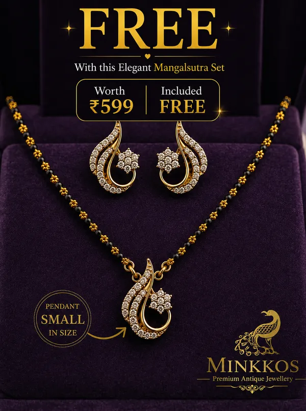 Premium_Traditional_Gold_Stone_Peacock_Floral_Black_Beads_Necklace_-Push_Back_Studs