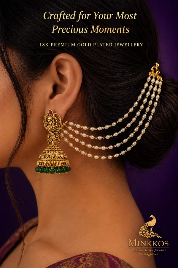Premium_Gold_Plated_3_layer_pearl_Champaswaralu_only(No_Ear_rings)