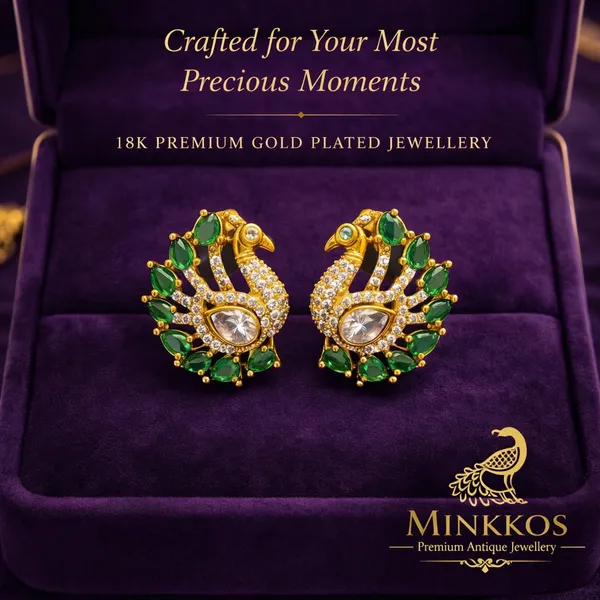 Emerald_Peacock_Combo_2-in-1_Signature_Set_-Push_Back_Studs_-_XS_size_/_M_size