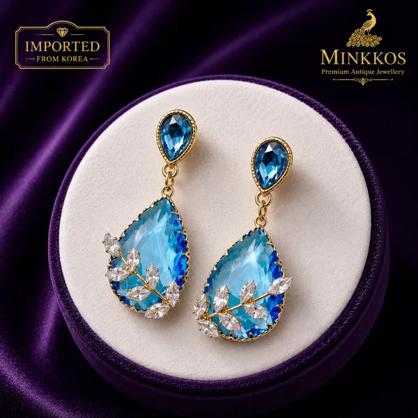 Imported_Teardrop_Korean_Crystal_Earrings