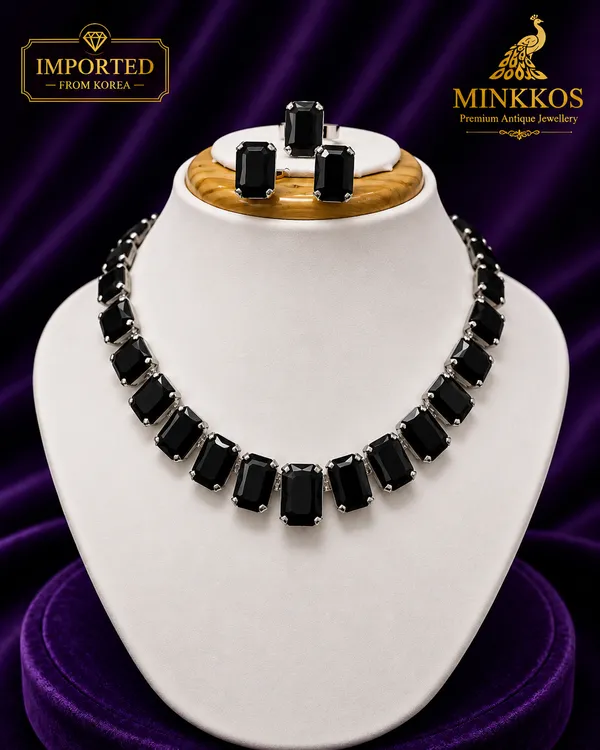 MINKKOS_Midnight_Noir_Crystal_Necklace_Set
