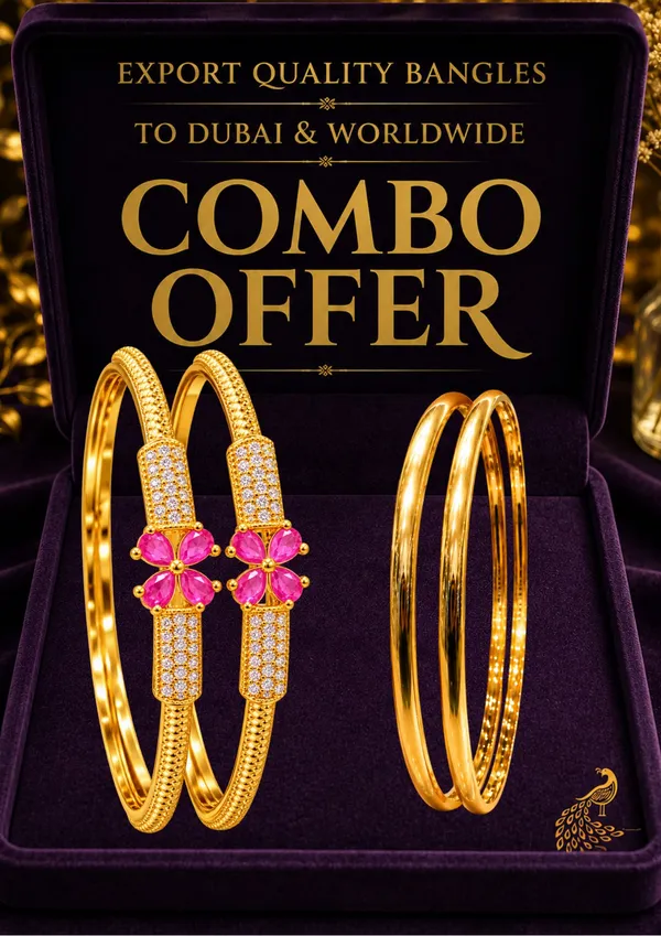 MINKKOS_Pink_Blossom_Elegance_Bangle_Combo