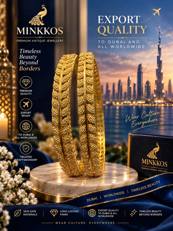 MINKKOS_Signature_Heritage_Leaf_Bangle