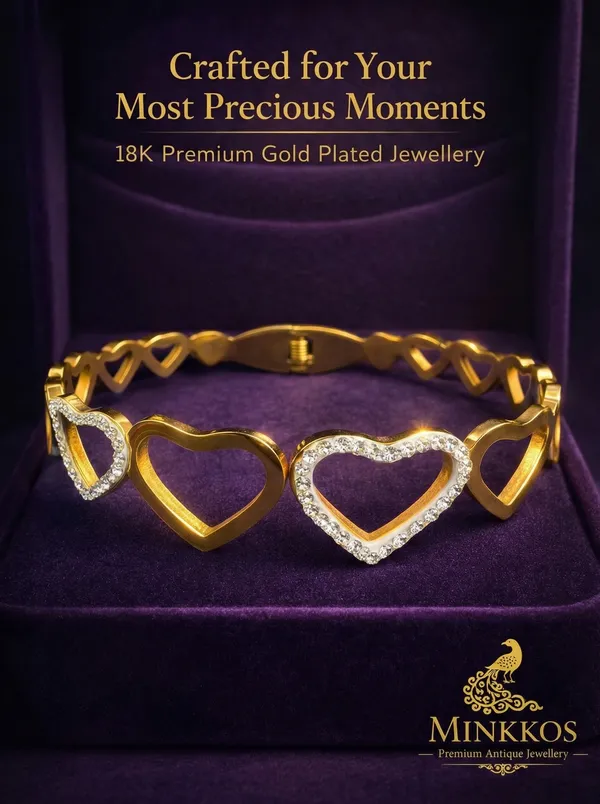 Royal_Heart_Gold_18K_Stone_Studded_Bracelet