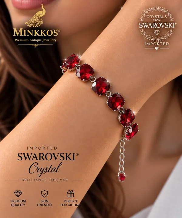 Ruby_Red_Swarovski®_Crystal_Bracelet