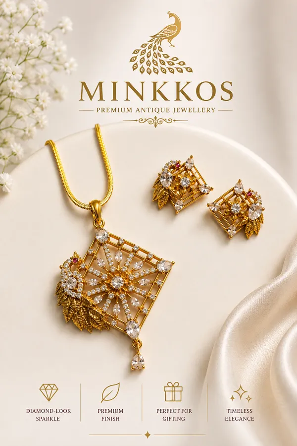 Signature_Royal_Peacock_Diamond_Like_Pendant_Elegance_Set