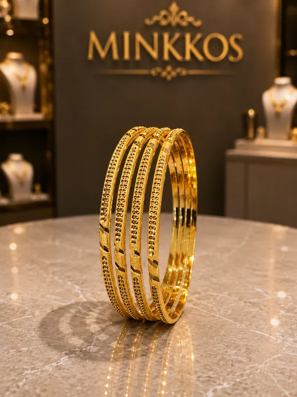MINKKOS_Royal_Sparkle_Gold_Bangles_Set_(4_Pcs)
