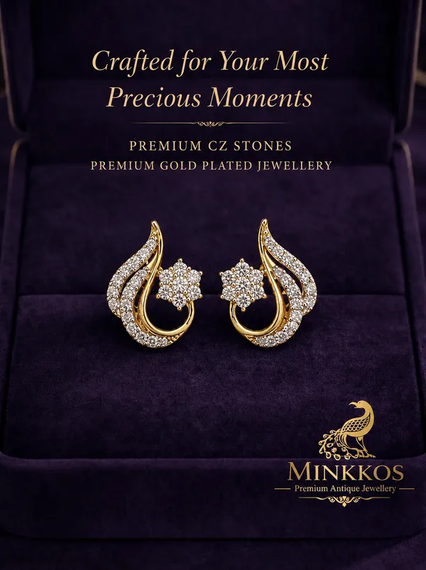 Twinkle_Bloom_Premium_CZ_Earrings_-Push_Back_Studs_-XS_size