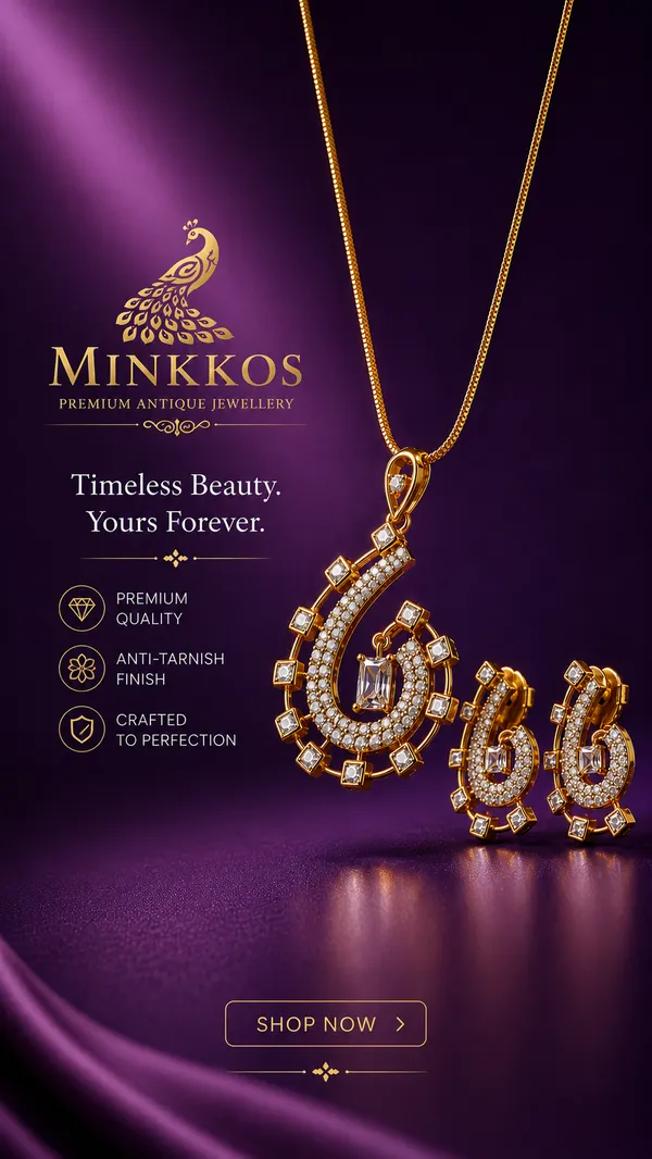 6_Diamond_Gold-Plated_Pendant_Set