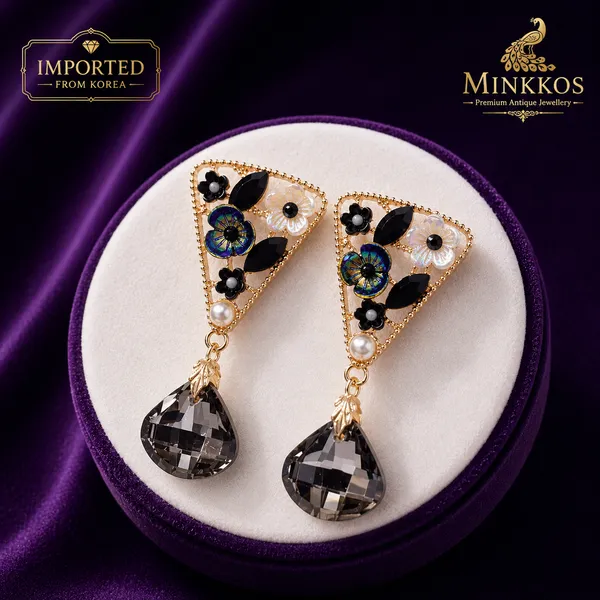 Imported__𝐒𝐖𝐀𝐑𝐎𝐒𝐊𝐈_Moonlight_Bloom_Korean_Earrings_