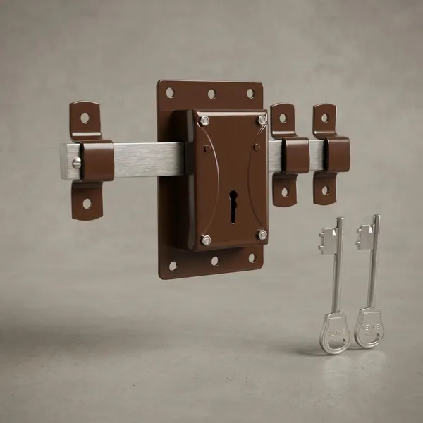 Iron_Polished_Deadbolts_For_Home_And_Offive