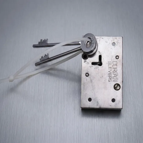Silver_Metallic_Smart_Lock_For_Home_And_Offive