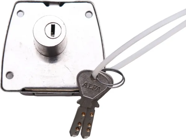 Silver_Metallic_Smart_Lock_For_Home_And_Offive