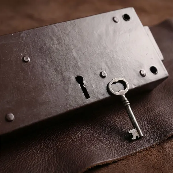Silver_Metallic_Smart_Lock_For_Home_And_Offive