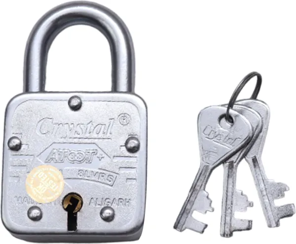 Silver_Metallic_Smart_Lock_For_Home_And_Offive