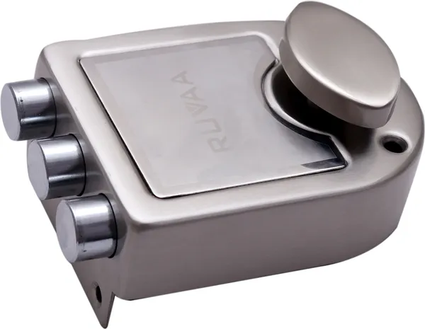 Silver_Metallic_Smart_Lock_For_Home_And_Offive