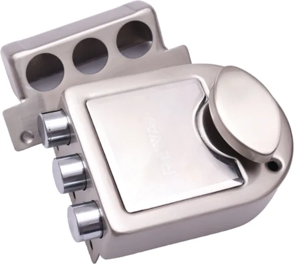 Silver_Metallic_Smart_Lock_For_Home_And_Offive