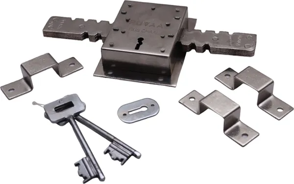 Silver_Metallic_Smart_Lock_For_Home_And_Offive