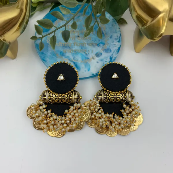 Black_Handmade_Brass_Fancy_Design_Earrings_For_Women