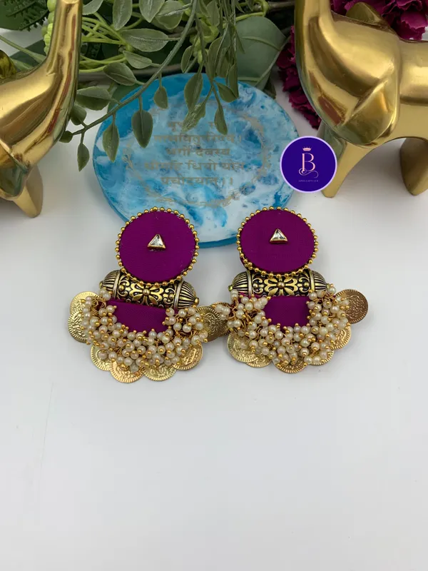 Purple_Handmade_Brass_Fancy_Design_Earrings_For_Women