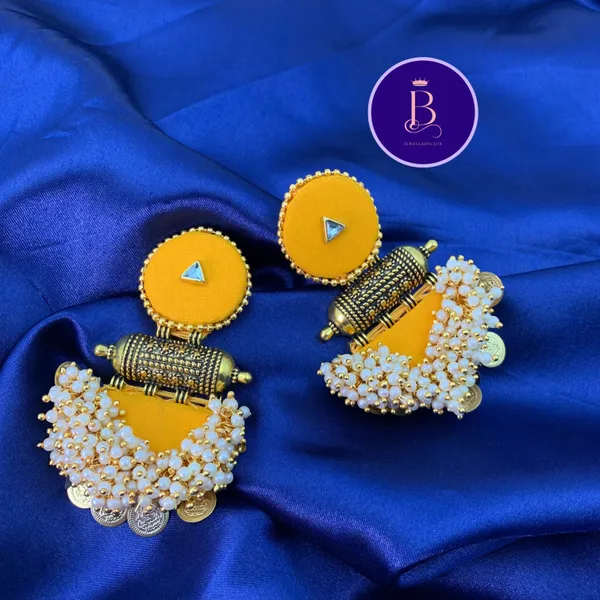Yellow_Handmade_Brass_Fancy_Design_Earrings_For_Women