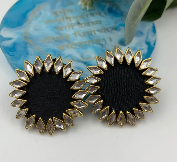 Black_Handmade_Brass_Fancy_Design_Earrings_For_Women