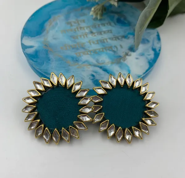 Green_Handmade_Brass_Fancy_Design_Earrings_For_Women