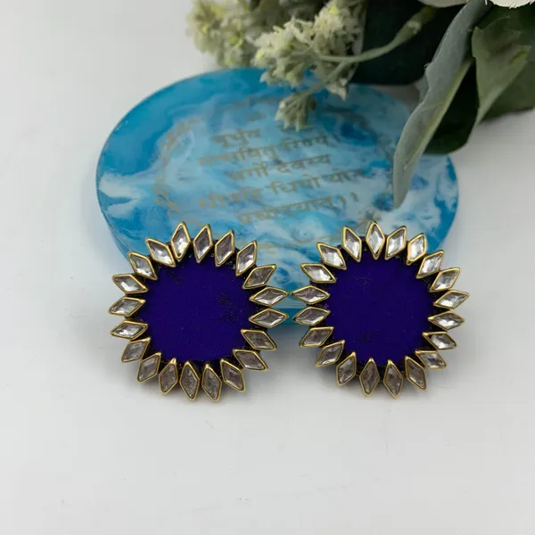Dark_Blue_Handmade_Brass_Fancy_Design_Earrings_For_Women