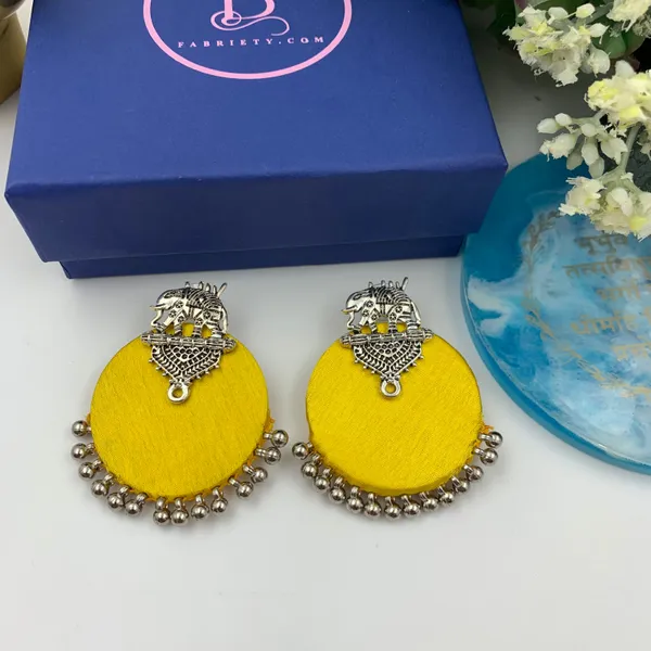 Yellow_Handmade_Brass_Fancy_Design_Stud_Earrings_For_Women