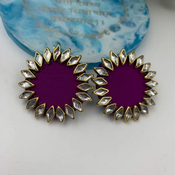 Purple_Handmade_Brass_Fancy_Design_Earrings_For_Women