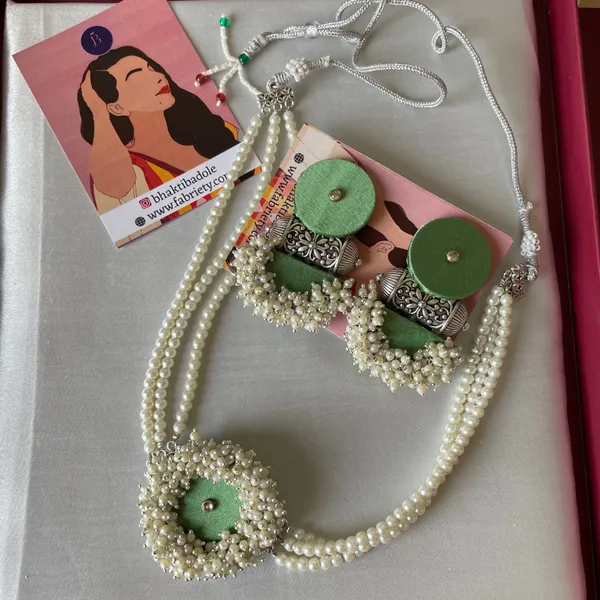Light_Green_Handmade_Brass_Fancy_Design_Choker_Set_For_Women