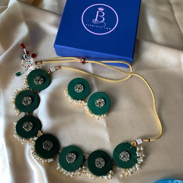 Green_Handmade_Brass_Fancy_Design_Choker_Set_For_Women