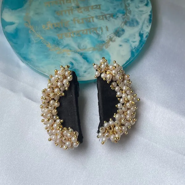 Black_Handmade_Brass_Fancy_Design_Earrings_For_Women