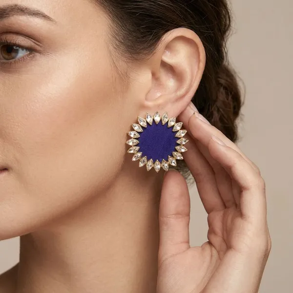 Dark_Blue_Handmade_Brass_Fancy_Design_Earrings_For_Women