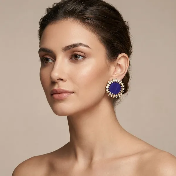 Dark_Blue_Handmade_Brass_Fancy_Design_Earrings_For_Women