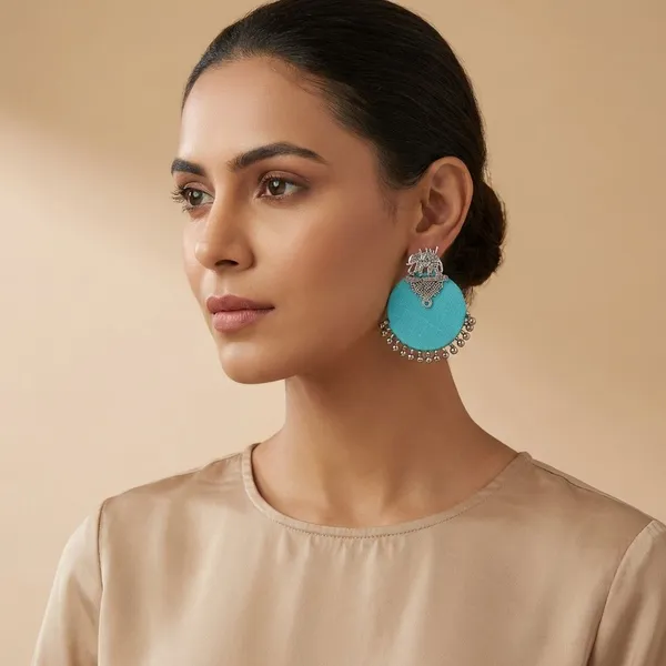 Sky_Blue_Handmade_Brass_Fancy_Design_Stud_Earrings_For_Women