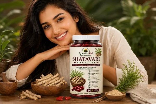 Shatavari_Capsule's-_Women's_Health_&_Hormonal_Balance