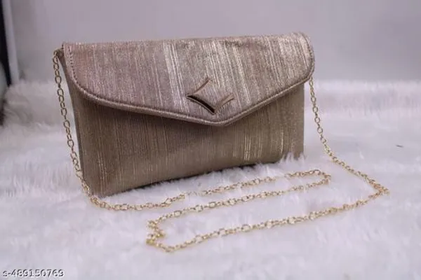 Gold_Synthetic_Pu_Sling_Bag_For_Women