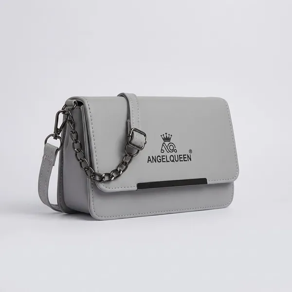 Grey_Synthetic_Pu_Sling_Bag_For_Women