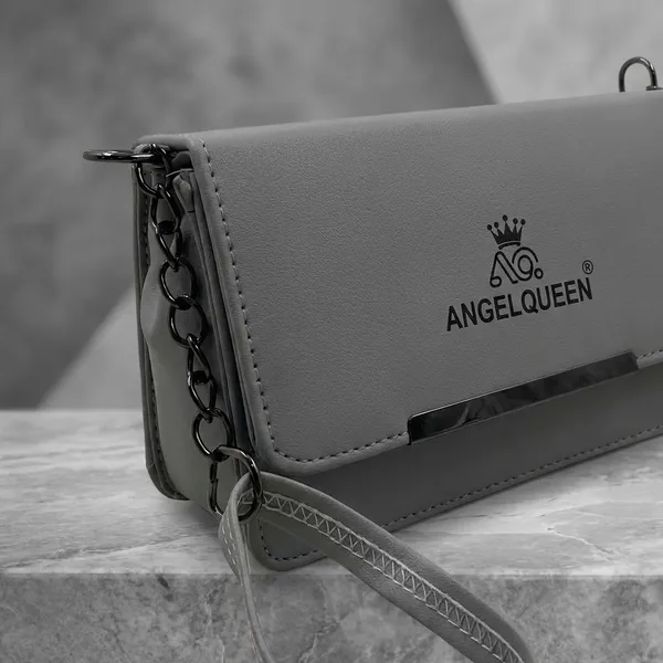 Grey_Synthetic_Pu_Sling_Bag_For_Women