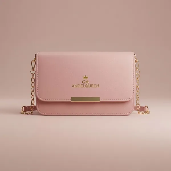 Pink_Synthetic_Pu_Sling_Bag_For_Women