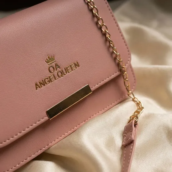 Pink_Synthetic_Pu_Sling_Bag_For_Women