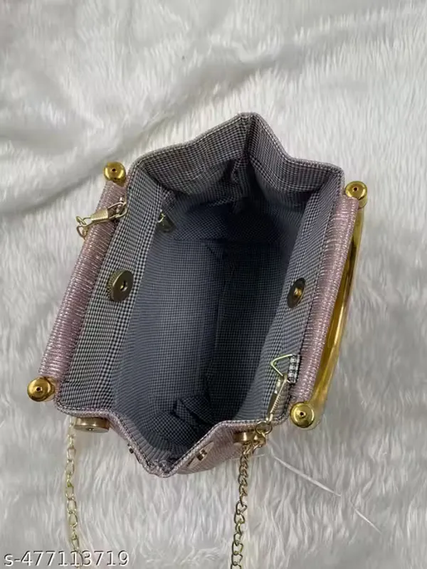 Pink_Synthetic_Pu_Chamki_Sling_Bag_For_Women