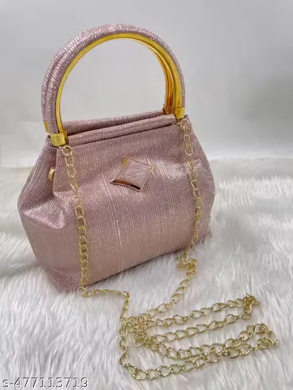 Pink_Synthetic_Pu_Chamki_Sling_Bag_For_Women